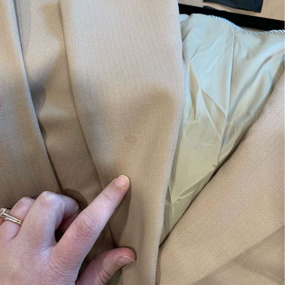 J. Crew Willa Women’s Wool Blend Camel Colored One Button Blazer Size 12 Chic - Picture 13 of 16